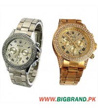 Pack Of 2 Stylish Rolex Watches